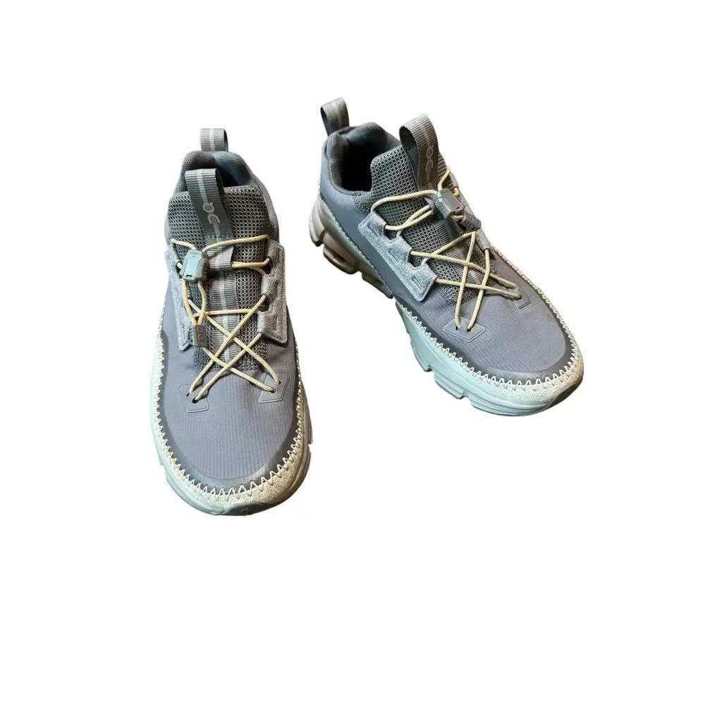 On Cloud Cloudaway Sneaker in Gray Asphalt Ivory